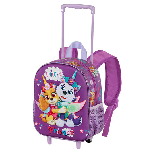 Paw Patrol Magic-Small 3D Backpack with Wheels, Lilac