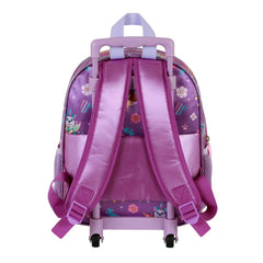 Paw Patrol La Patrulla Canina Magic-Mochila 3D con Ruedas Pequeña, Lila