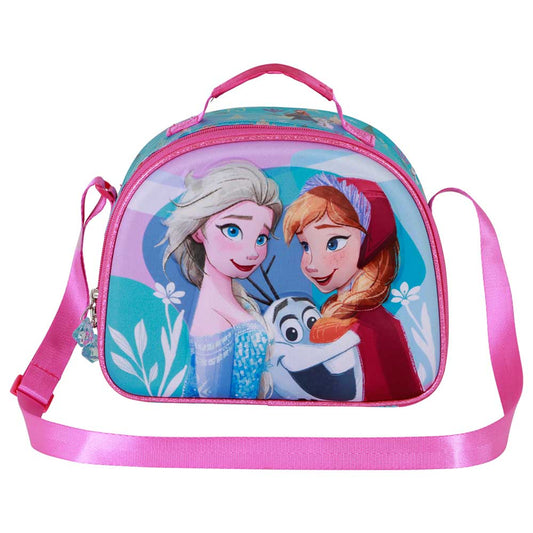 Disney Frozen 2 Family-3D Lunch Bag, Blue