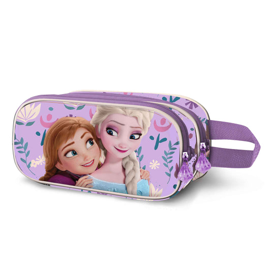 Disney Frozen 2 Beauty-Estuche Portatodo 3D Doble, Lila