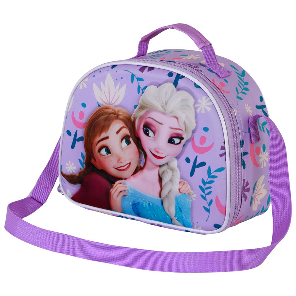 Disney Frozen 2 Beauty-3D Lunch Bag, Lilac