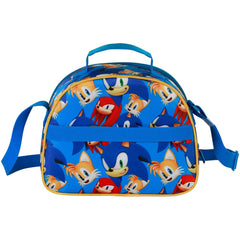 Sonic The Hedgehog - SEGA Go-Bolsa Portamerienda 3D, Azul