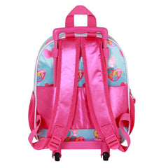 Sanrio Hello Kitty Friendship-Small 3D Backpack with Wheels, Blue