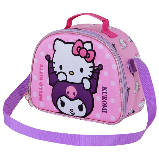 Sanrio Hello Kitty Playful-3D Lunch Bag, Pink