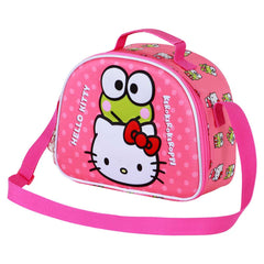 Sanrio Hello Kitty Funny-Bolsa Portamerienda 3D, Rosa