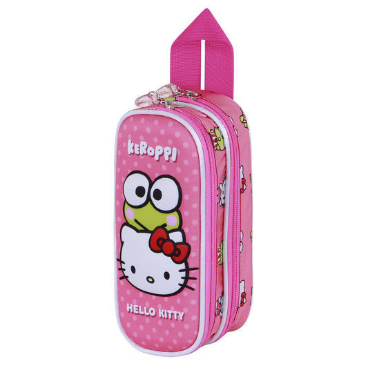 Sanrio Hello Kitty Funny-Trousse 3D Double, Rose