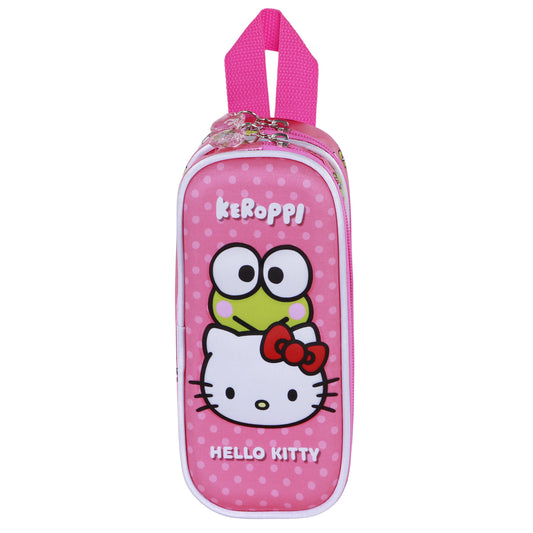 Sanrio Hello Kitty Funny-Trousse 3D Double, Rose