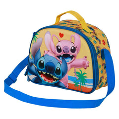 Disney Lilo e Stitch Ocean-Borsa Porta Merenda 3D, Blu