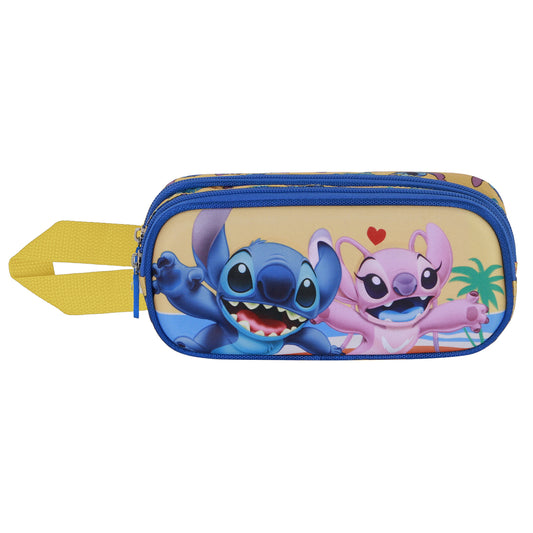 Disney Lilo et Stitch Ocean-Trousse 3D Double, Bleu