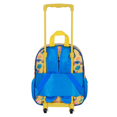 Disney Lilo y Stitch Ocean-Mochila 3D con Ruedas Pequeña, Azul