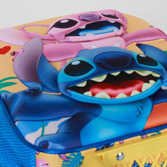 Disney Lilo y Stitch Ocean-Mochila 3D con Ruedas Pequeña, Azul
