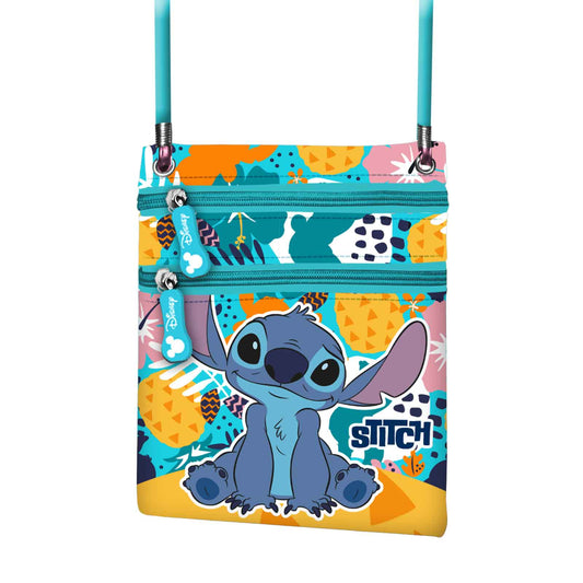 Disney Lilo y Stitch Colors-Bolso Action Vertical, Turquesa