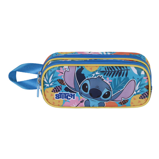 Disney Lilo et Stitch Colors-Trousse 3D Double, Turquoise