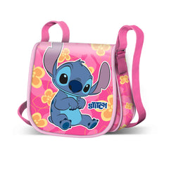 Disney Lilo and Stitch Cute-Mini Muffin Crossbody Bag, Pink