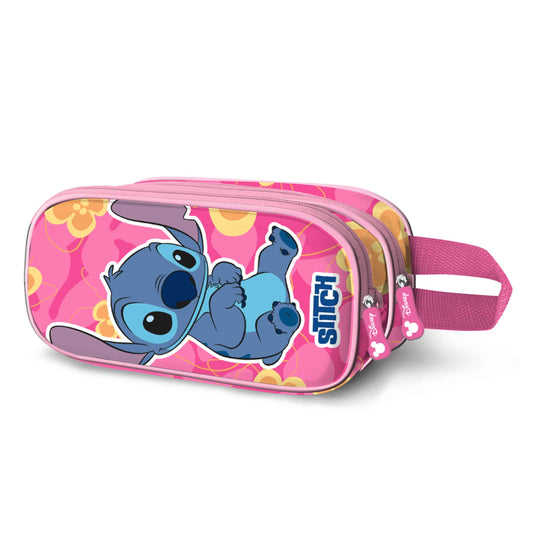 Disney Lilo et Stitch Cute-Trousse 3D Double, Rose