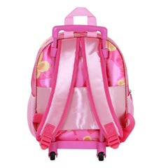 Disney Lilo and Stitch Cute-Small 3D Backpack with Wheels, Pink