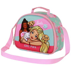 Barbie Pets-3D Lunch Bag, Pink