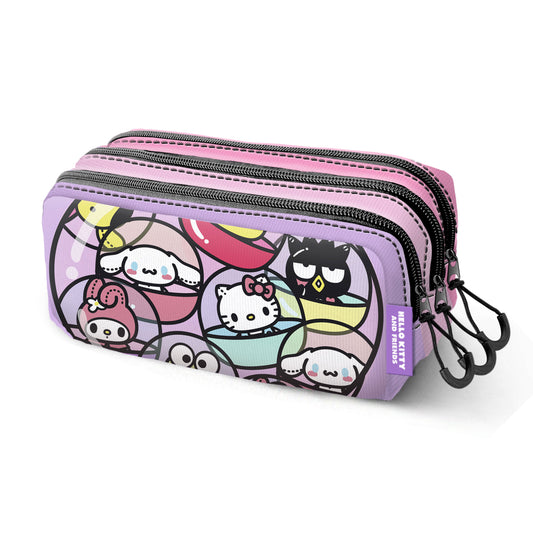 Sanrio Hello Kitty Gashapon-Estuche Portatodo Trick FAN 2.2, Rosa