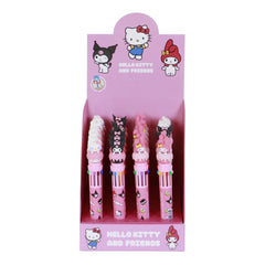 Hello Kitty Mix-Présentoir 24 Unités Stylo 10 Couleurs, Rose