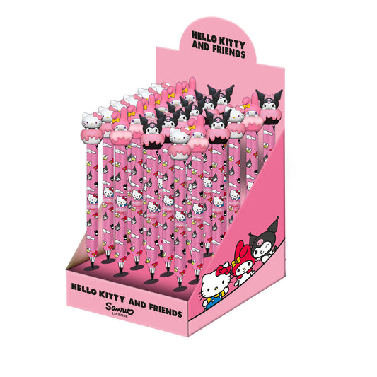 Hello Kitty Mix-Exhibitor 24 Units Eternal Pencil, Pink