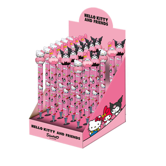 Hello Kitty Mix-Expositor 24 Units Erasable Gel Pen, Pink