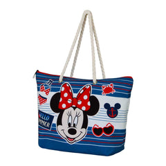 Disney Minnie Mouse Summer-Borsa da Spiaggia Soleil, Blu