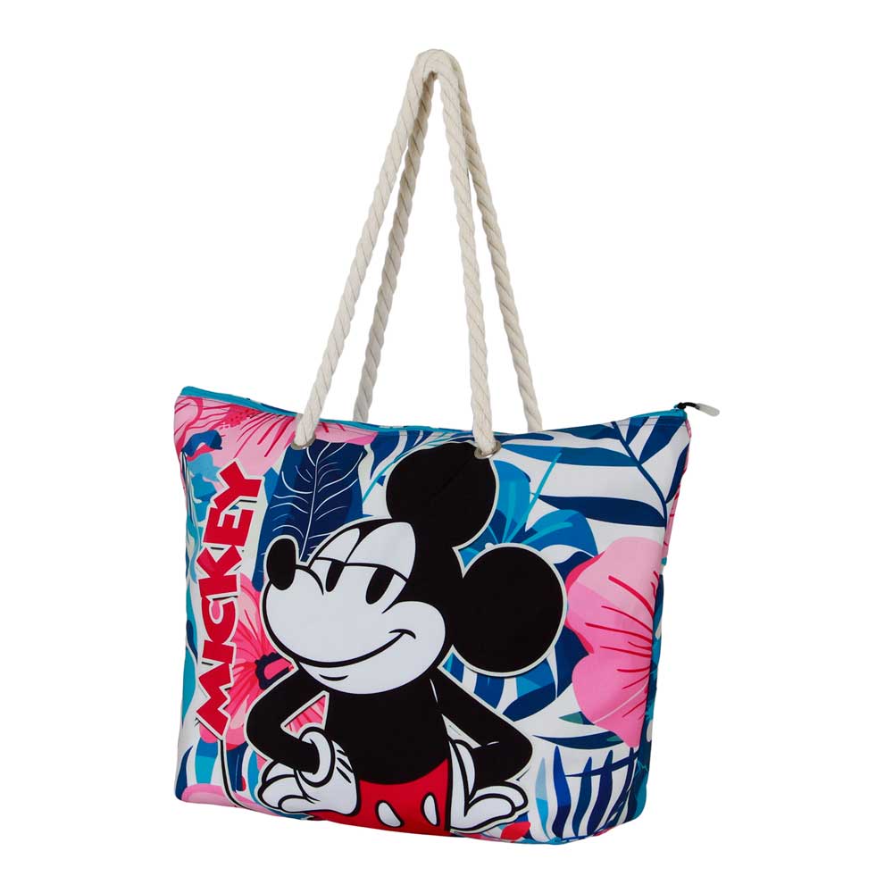 Disney Topolino Blossom-Borsa da Spiaggia Soleil, Multicolore