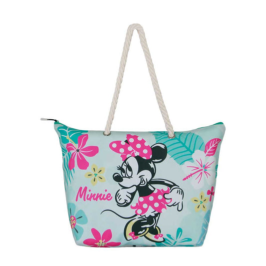 Disney Minnie Mouse Tropic-Borsa da Spiaggia Soleil, Verde