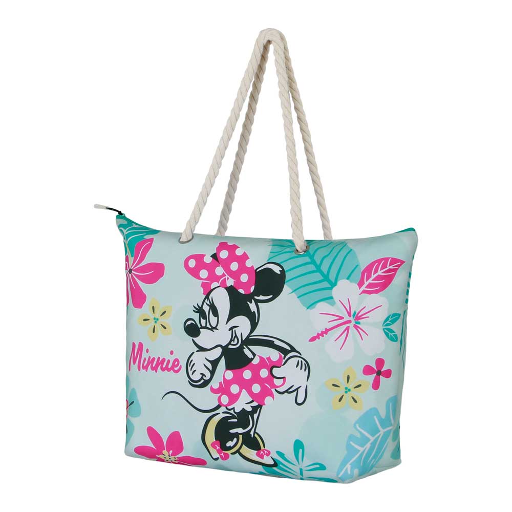 Disney Minnie Mouse Tropic-Sac de Plage Soleil, Vert