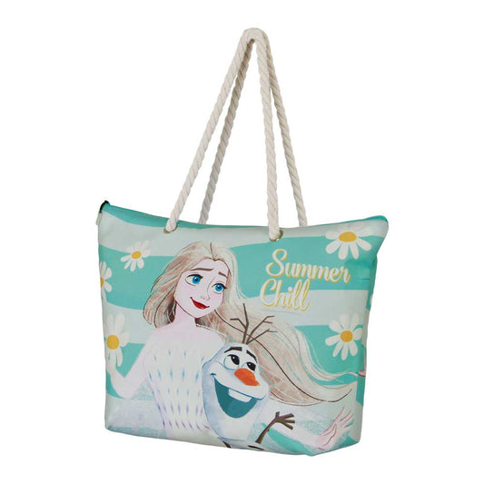 Disney Frozen 2 Chill-Bolsa de Playa Soleil, Azul