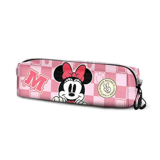 Disney Minnie Mouse Journey-Estuche Portatodo Cuadrado FAN 2.2, Rosa
