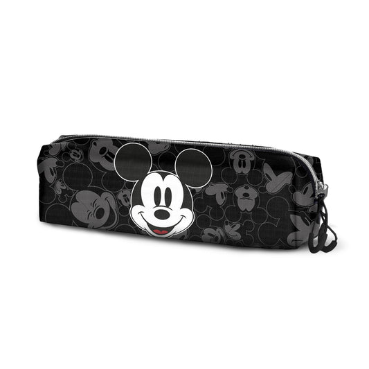 Disney Mickey Mouse Year-Estuche Portatodo Cuadrado FAN 2.2, Negro