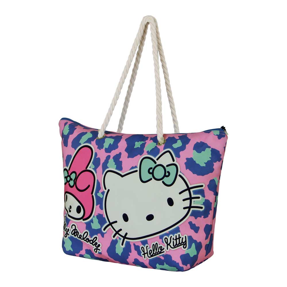 Sanrio Hello Kitty Safari-Soleil Beach Bag, Pink