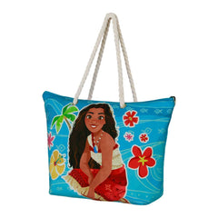 Disney Vaiana Sea-Sac de Plage Soleil, Bleu