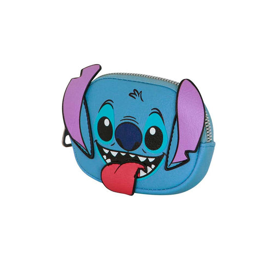 Disney Lilo y Stitch Tongue-Monedero Pill, Azul