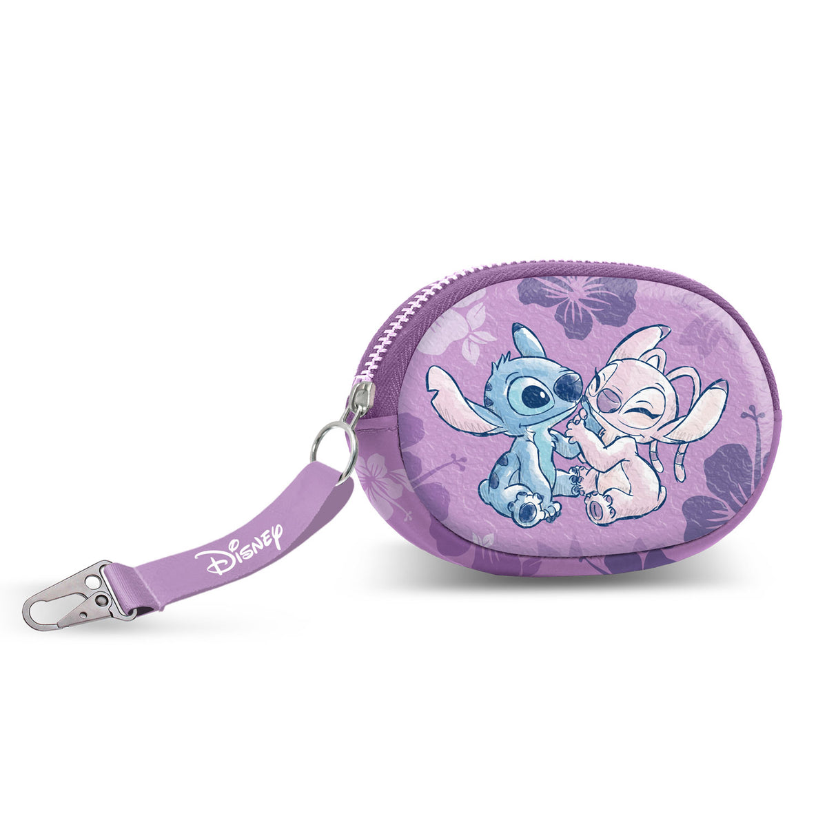 Disney Lilo e Stitch Stitch & Angel-Portamonete Pill, Rosa