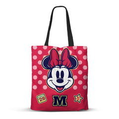Disney Minnie Mouse Class-Borsa della Spesa Shopping FAN, Rosa