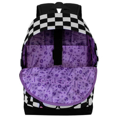 Sanrio Kuromi B and W-Mochila HS FAN 2.2, Negro