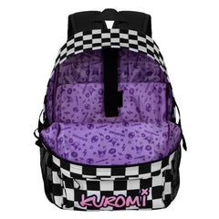 Sanrio Kuromi B and W-FAN Fight Backpack 2.2, Black