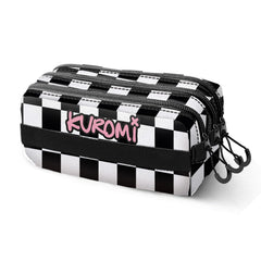 Sanrio Kuromi B and W-Estuche Portatodo Trick FAN 2.2, Negro