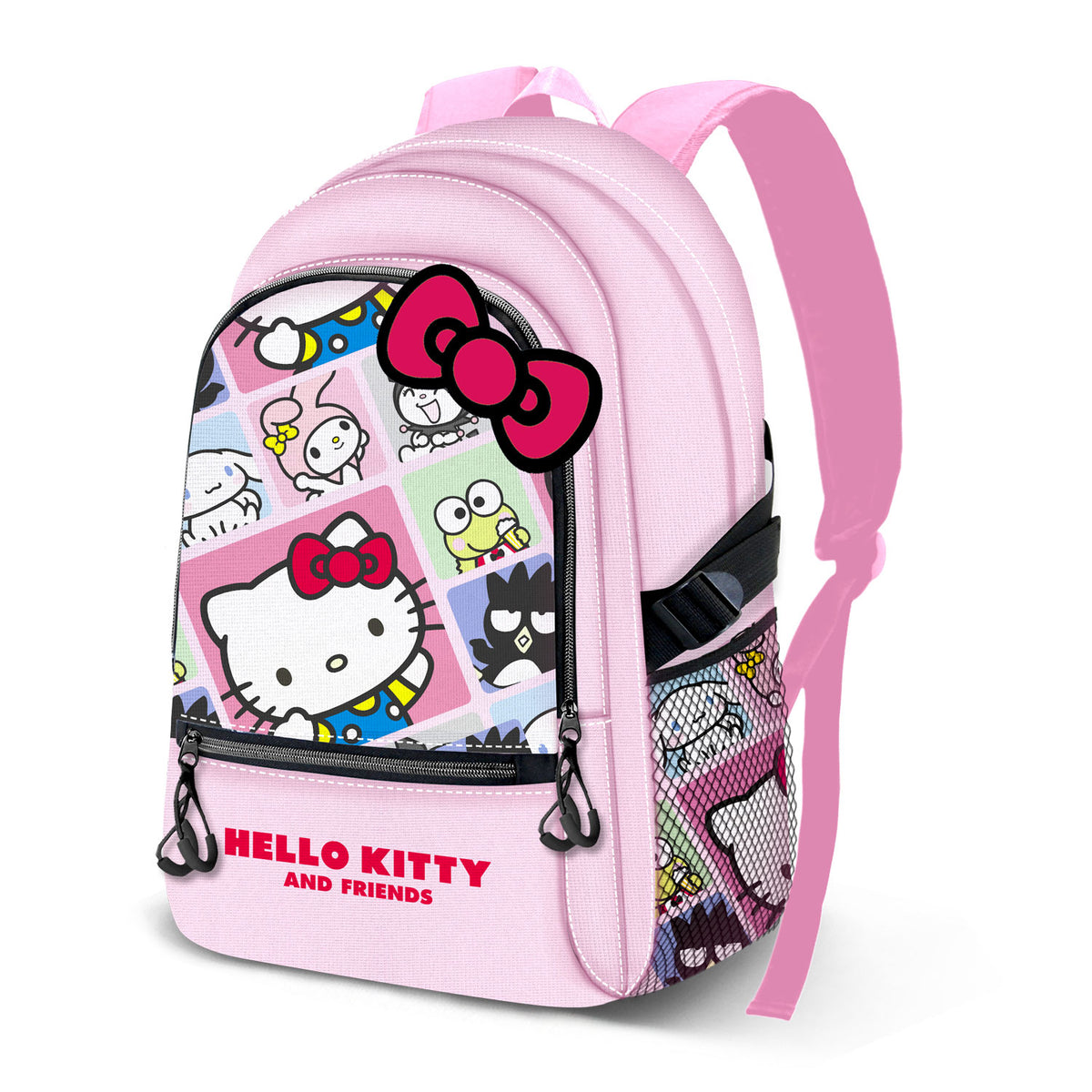 Sanrio Hello Kitty Panels-Mochila Fight FAN 2.2, Multicolor