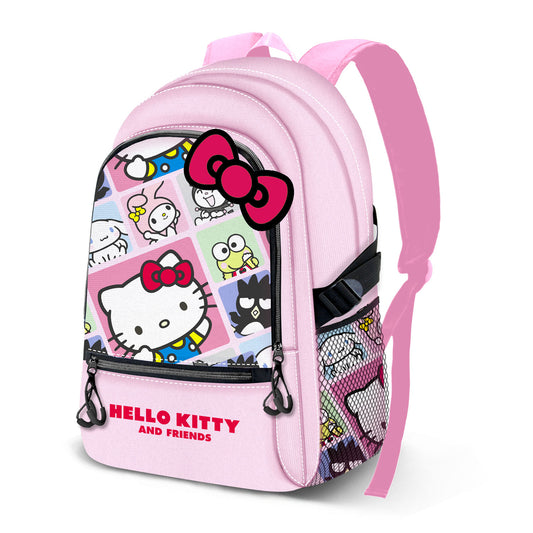 Sanrio Hello Kitty Panels-Mochila Fight FAN 2.2, Multicolor