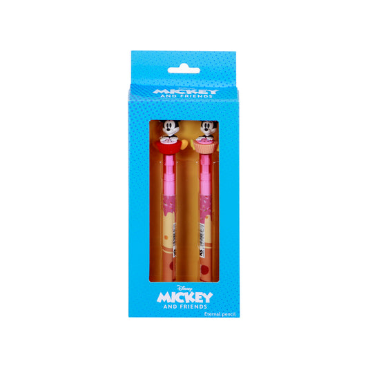 Disney Mickey and Minnie Mix-Pack of 2 Eternal Pencils, Multicolour
