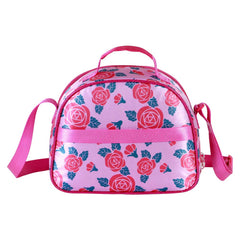 Disney Principesse Flowers-Borsa Porta Merenda 3D, Rosa