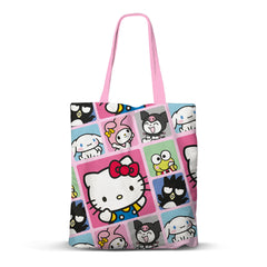Sanrio Hello Kitty Panels-FAN Shopping Bag, Multicolour