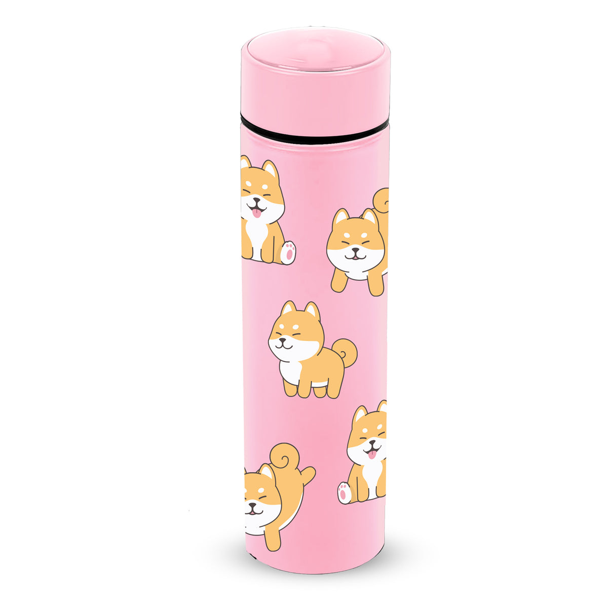 Oh My Pop Shiba-Botella Inteligente Block, Multicolor