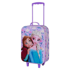 Disney Frozen 2 Beauty-Valigia Trolley Soft 3D, Lilla