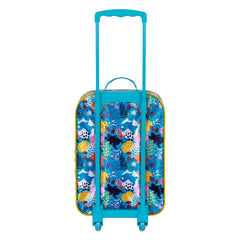Disney Lilo y Stitch Colors-Maleta Trolley Soft 3D, Turquesa