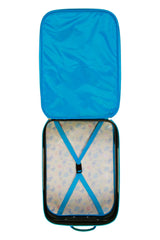 Disney Lilo y Stitch Ocean-Maleta Trolley Soft 3D, Azul
