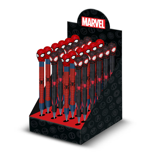 Marvel Spiderman Peter-Expositor 24 Units Eternal Pencil, Red